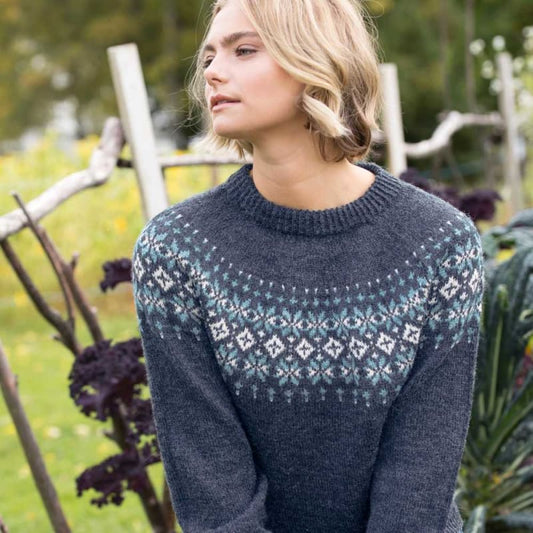 Strikk The Look: Rein-genser denim
