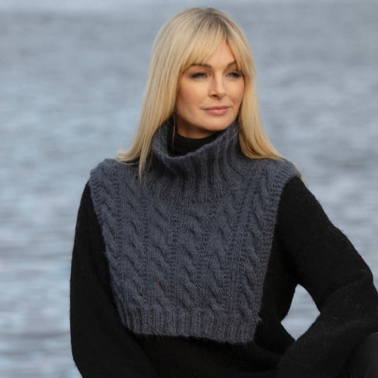 Strikk The Look: Rest-hals