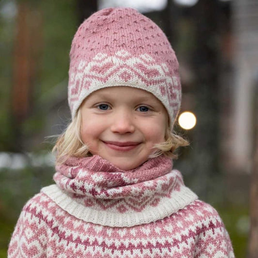 Strikk The Look: Ronje lue og hals barn