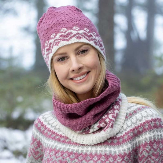 Strikk The Look: Ronje lue og hals