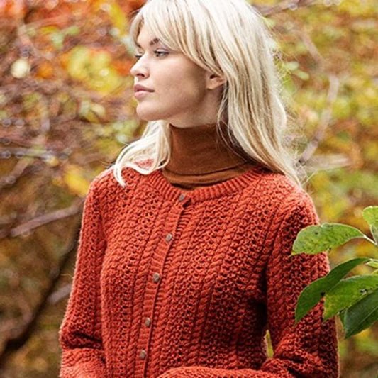 Strikk The Look: Sjøbris-jakke rust