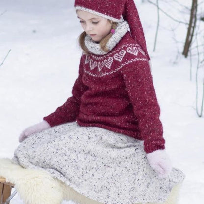 Strikk The Look: Snurreskjørt barn natur