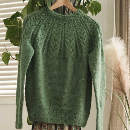 Strikk The Look: Soft-genser grønn
