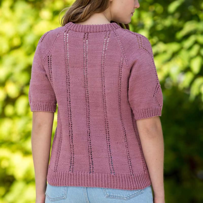 Strikk The Look: Solrun-genser dus rosa