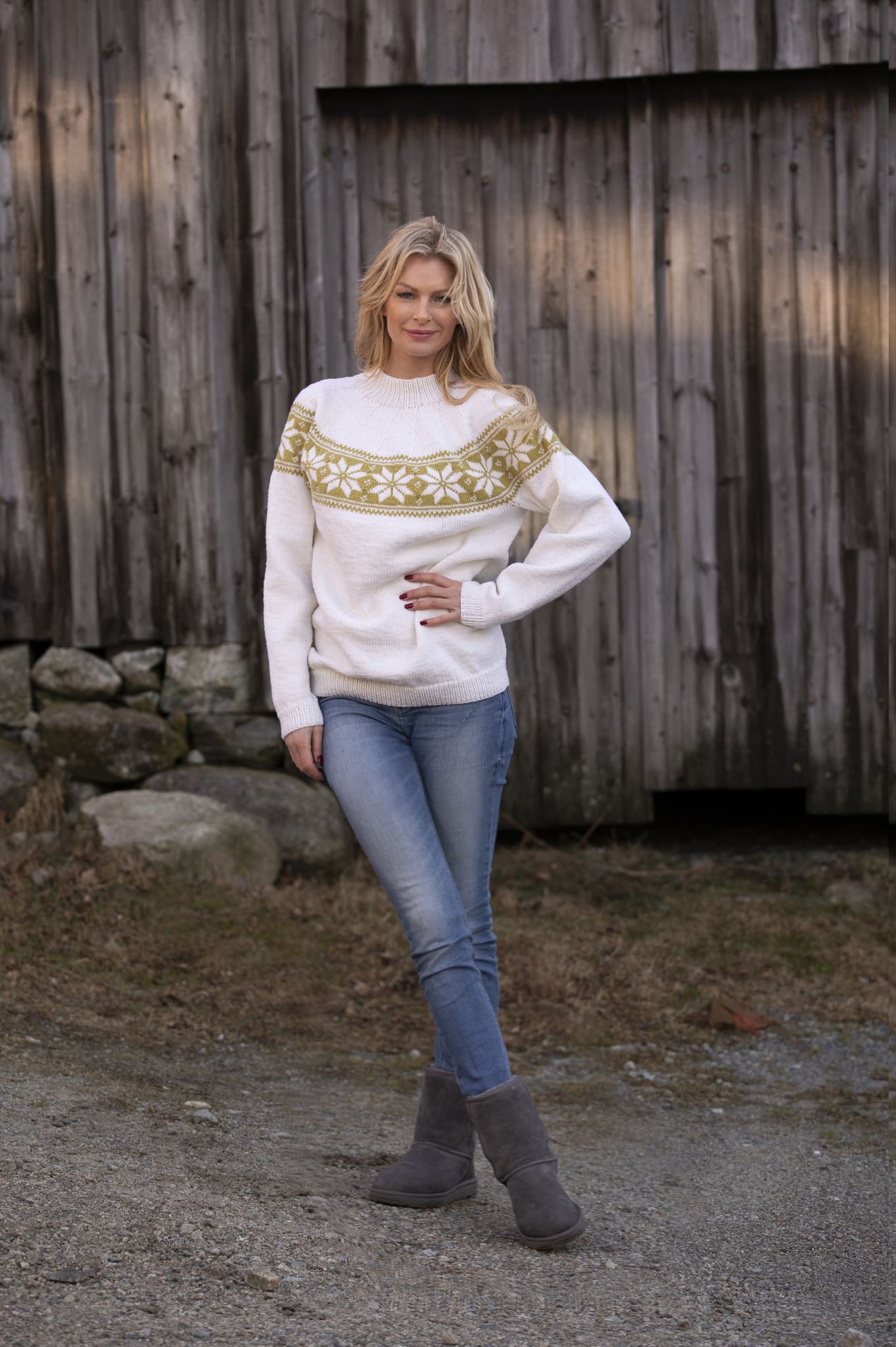 Strikk The Look: Sølve-genser