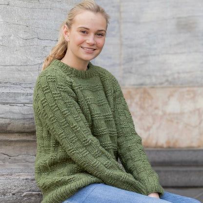 Strikk The Look: Stella-genser grønn