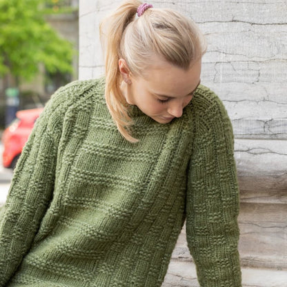 Strikk The Look: Stella-genser grønn