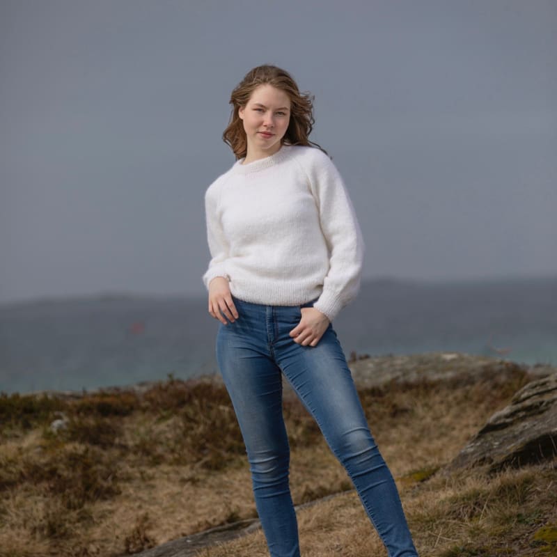 Strikk The Look: Tilde-genser hvit