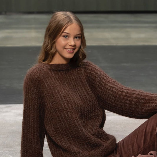 Strikk The Look: Tili-genser brun