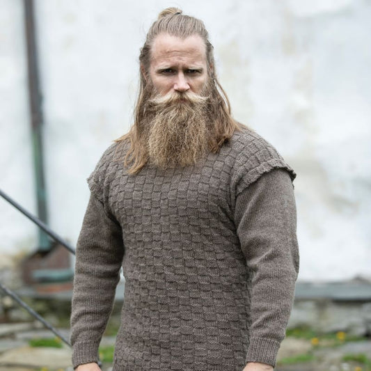 Strikk The Look: Tor-vikinggenser brun