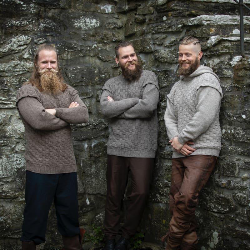 Strikk The Look: Tor-vikinggenser grå