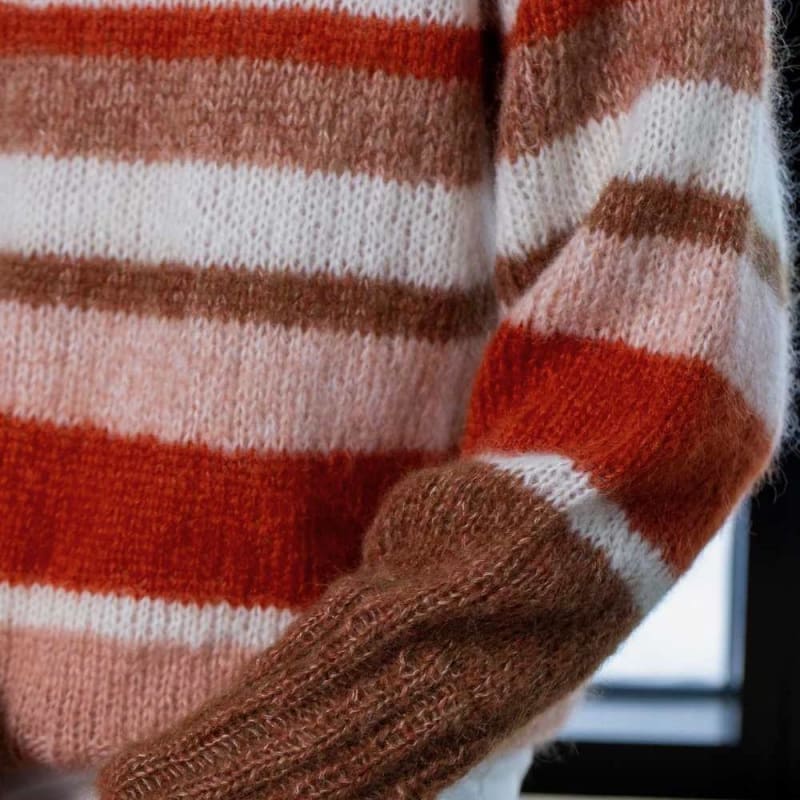 Strikk The Look: Puls-genser beige rose