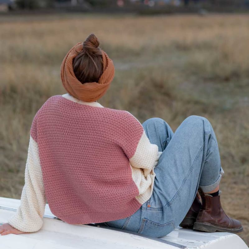 Strikk The Look: Vilja-cardigan hvit